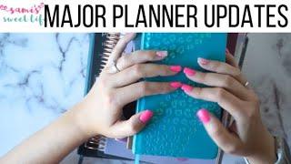 MID-YEAR PLANNER UPDATE | Back to School Planner Stack, Changes & Mini Flip Through