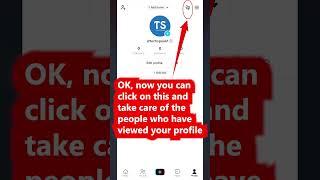 How To See Who Is Viewing your TikTok profile And How to Turn On Profile Views On Tiktok #shorts