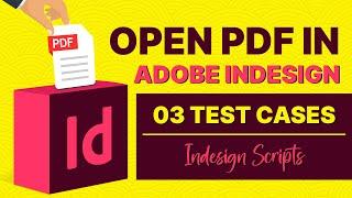 How to open a PDF in Indesign and Edit