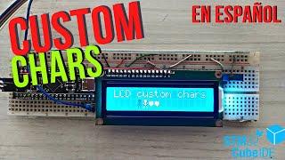 LCD 1602 caracteres personalizados con STM32 | HAL