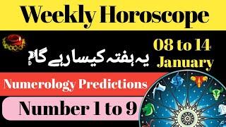 Numerology Predictions – 8th to 14th January 2024 | Weekly Horoscope | Sitaron Ki zubani