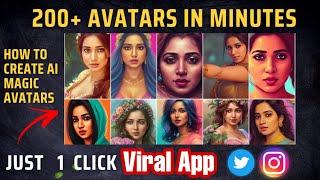 How to edit viral instagram ai avatar trend photo | lensa ai avatar app | Lensa ai avatar malayalam