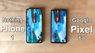 Nothing Phone (1) vs Google Pixel 6a Antutu Test