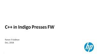 Why & how we use C++ in our Presses