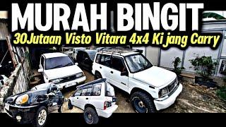 Harga Ancur kita Tawar Mobil Bekas Vitara 4x4 Kijang Kia Visto Pick Up 30Jutaan Gudang Derosa auto