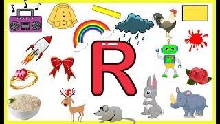 Letter R-Things that begins with alphabet R-words starts with R-Objects that starts with letter R