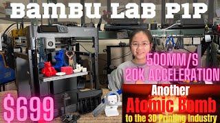 500mm/s Bambu Lab P1P 3D printer: Another atomic bomb to the 3D printing industry, In-depth review