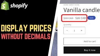 How to Remove Decimals from Shopify Prices // Remove Trailing Zeros from Shopify Prices