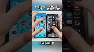 OnePlus 12R vs iPhone 15 Pro Max  Apple Didn’t See This Coming!  #shorts