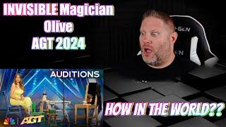 INVISIBLE Magician Olive FREAKS OUT The Judges! | Auditions | AGT 2024 | HONEST REACTION