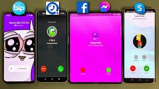 GetContact vs BiP vs FB Messenger vs Skype Nothing Phone + Realme + Z Fold 4 + iPhone Incoming Calls