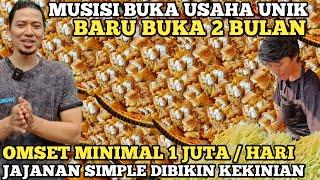 BARU BUKA 2 BULAN OMSET 1 JUTA/HARI ! MUSISI LULUSAN PERHOTELAN BISNIS JAJANAN KEKINIAN ! IDE USAHA