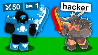 I got accused of HACKING after I did THIS in Roblox Bedwars..