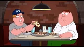 Family Guy - Eating Local Pizza with a Guy from New York