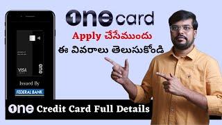 One Card Credit Card review in Telugu | One Credit Card | 2023