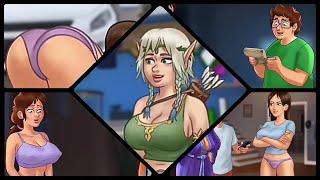 Summertime saga full screen | Quick walkthrough | Eve, Coach Bridget, Roxxy, Jenny  Quest's Ep-3