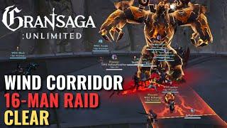 Gran Saga: Unlimited Gameplay | Wind Corridor Raid Clear