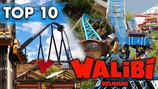 TOP 10 des manèges à Walibi Belgium