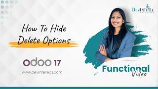 How To Hide Option For Delete in odoo | Remove delete access