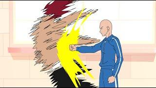 Yujiro Hanma VS One Punch Man Saitama Pt. 2 [Fan Animation]