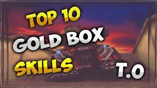 TOP 10 GolD BoX skills | Tanki Online |