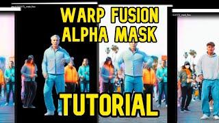 Warp Fusion Alpha Masking Tutorial | Covers Both Auto-Masking and Custom Masking