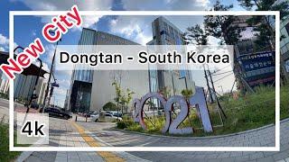 Dongtan, South Korea [4K walking] one of the newest cities in South Korea - cloudy day - summer