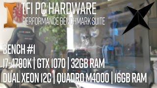 3D CAD PC Hardware Benchmark #1 | Dual Xeon E5, Quadro M4000, i7-4790K, GTX 1070