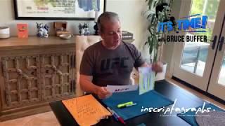 Bruce Buffer explains his UFC Fighter Introduction Cards he uses for every fight!