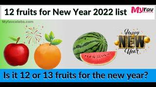 12 fruits for New Year 2022 list by Myfavcelebs com | See the complete list of round fruits