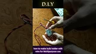 How to make Bulb Holder #diyprojects #howto #ledbulb #diyideas