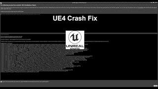 تحديد وحل مشكلة الكراش في UE4