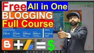 Free Full Blogging Course for Beginners 2023 ||  How to Start Blogging and Earn Money (Step by Step)