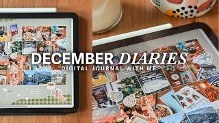 iPad Journal with me, December Digital Journal in Goodnotes, life lately, monthly recap