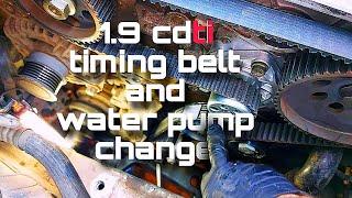 1.9 cdti timing belt change