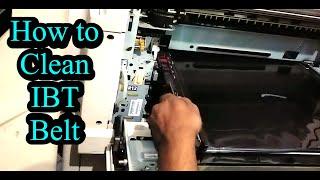 How to Clean IBT Belt In Xerox Workcenter 7855   7845   7835