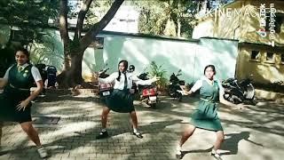 we danced in school uniform on saki saki and gungroo 