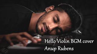 Hello Violin BGM | Siddhu | Anup Rubens | Keyboard cover | Instrumental | Piano & Violin Sad version