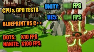 Unity VS Unreal Engine 5 - Performance Tests