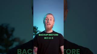 How to Restore Your Site #BackUp with One Click