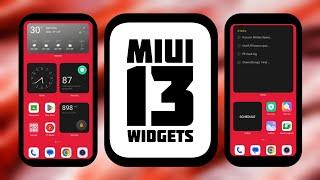 How to enable the new MIUI 13 Widgets on Any Xiaomi Devices?