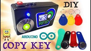 RFID 125kHz Key Copier with display by Arduino DIY. Sketch & Scheme v.3