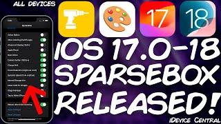 iOS 17 - 17.6.1 Jailbreak (ALL DEVICES): SparseBox RELEASED! Tweaks & Hidden iOS Features! NO PC!