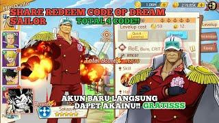 Dapet AKAINU GRATIS! | Redeem Code OP DREAM SAILOR | ALL WORKING CODE REDEEM FOR OP DREAM SAILOR