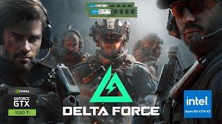 Delta Force in GTX 1050 Ti, XEON E3-1270 V2 (I7 3770), 16GB RAM Benchmark and Gameplay