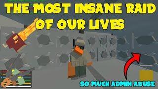 INSANE ADMIN CLAN BASE RAID (INSANE LOOT) | Unturned Base Raid