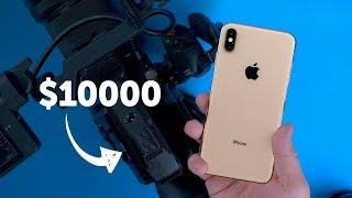 iPHONE XS против камеры за 600 000 рублей!