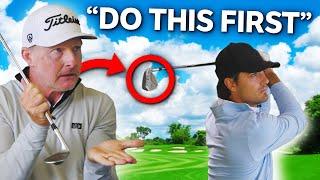 Professional Golf Coach Fixes 3 Problems W/ Matt Scharff’s Swing