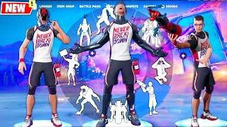 Fortnite NICK EH 30 doing All Built In Emotes and Funny Dances シ