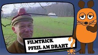 Filmtrick - Pfeil am Draht